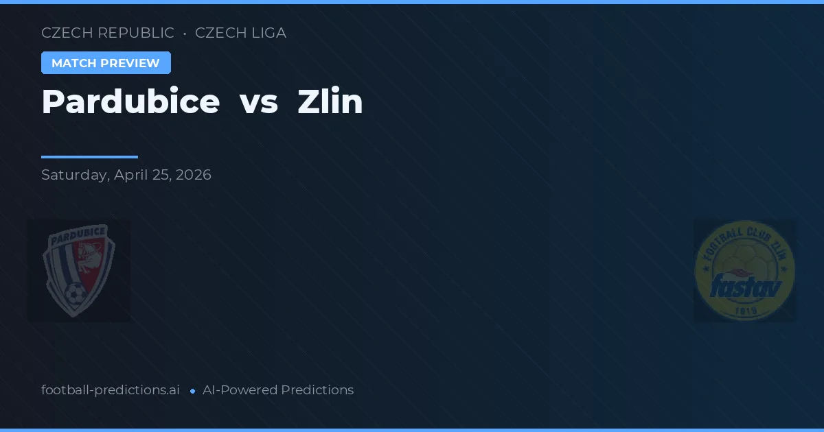 Pardubice vs Zlín — matchtips och förhandstitt