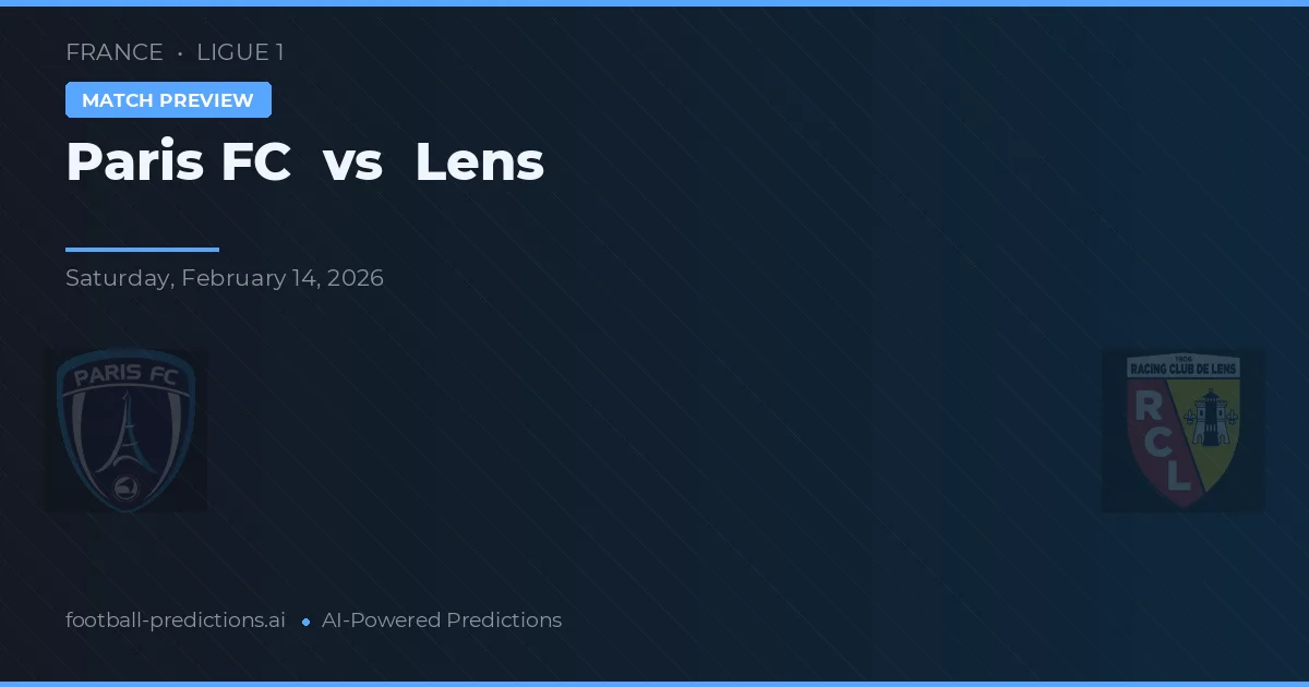 Paris FC vs Lens — matchtips och förhandstitt