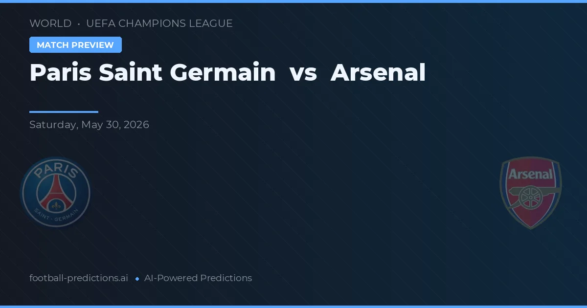 Paris Saint-Germain vs Arsenal — matchtips och förhandstitt