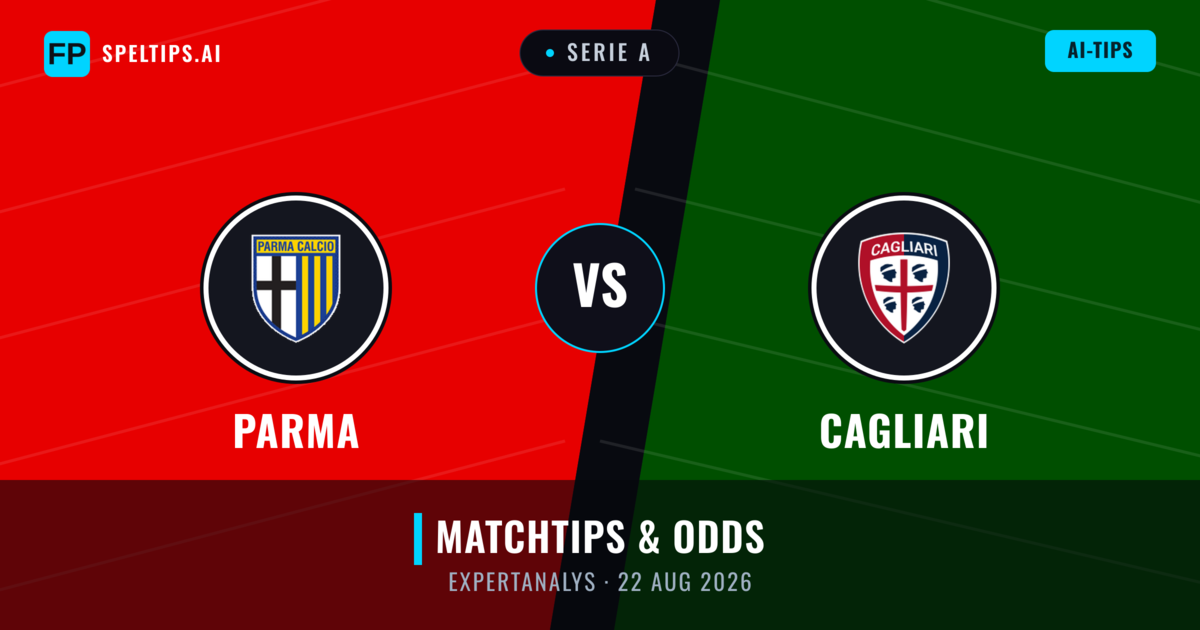 Parma vs Cagliari — matchtips och förhandstitt