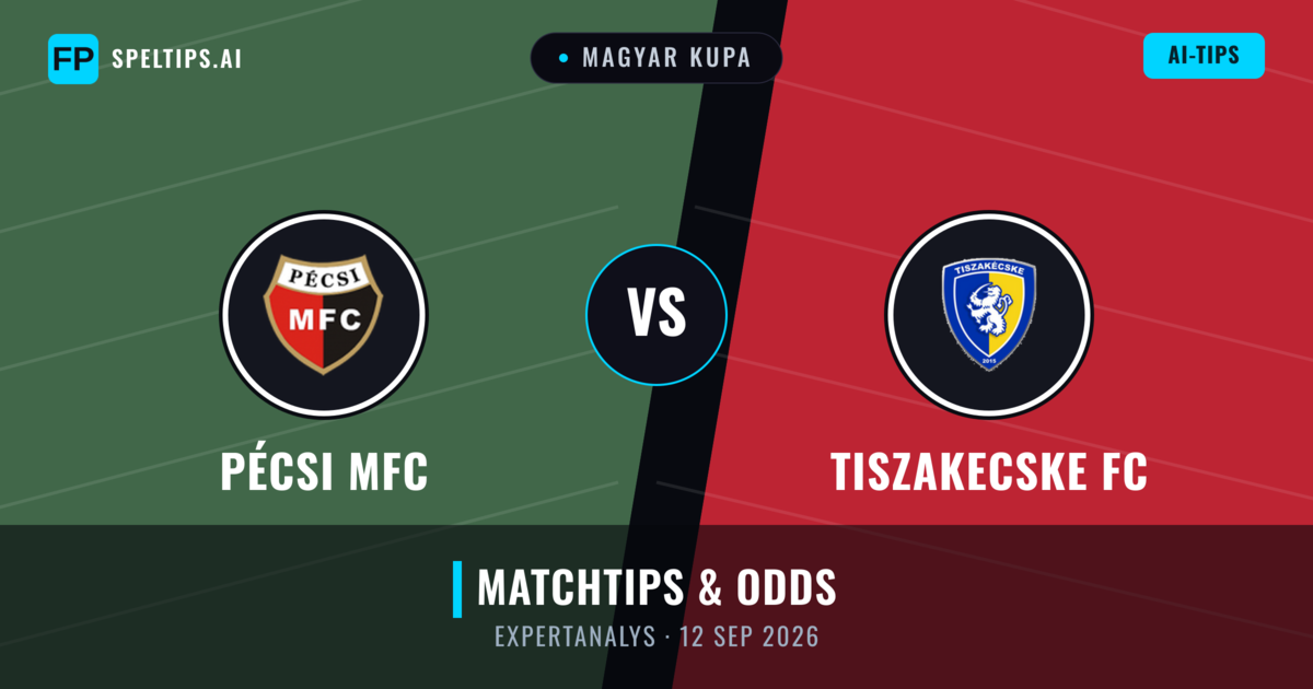 Pécsi MFC vs Tiszakecske FC — matchtips och förhandstitt