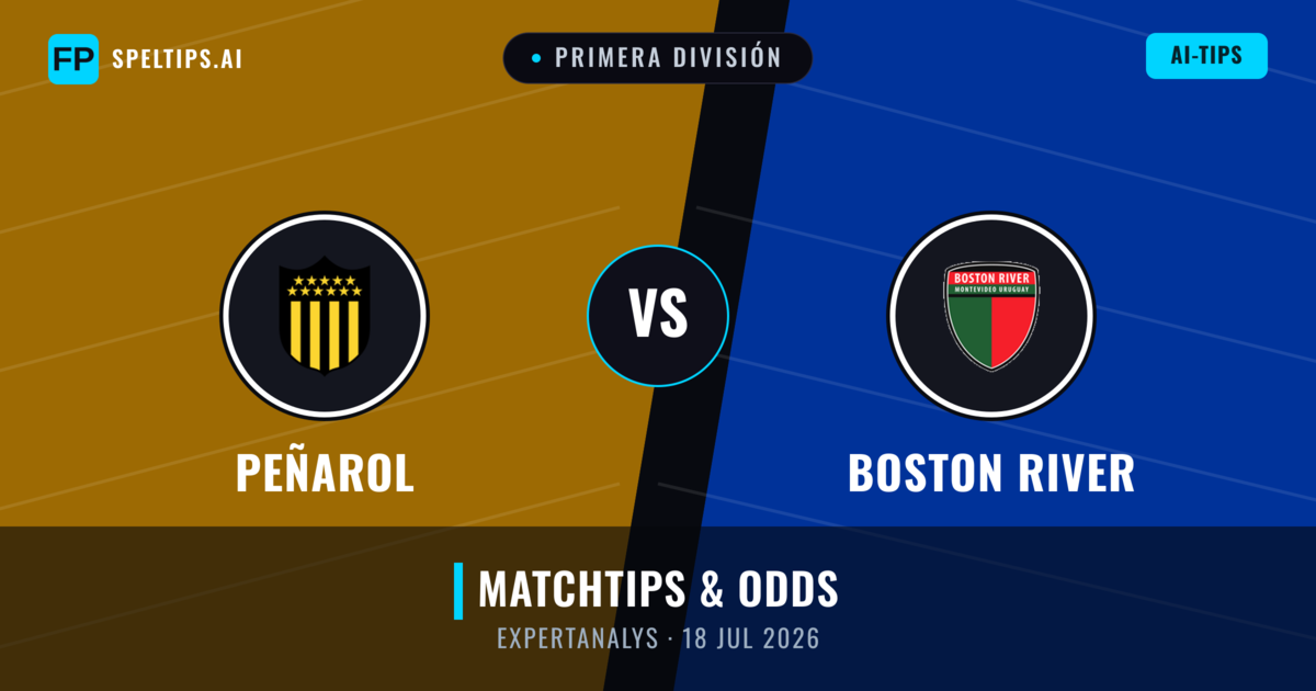Peñarol vs Boston River — matchtips och förhandstitt