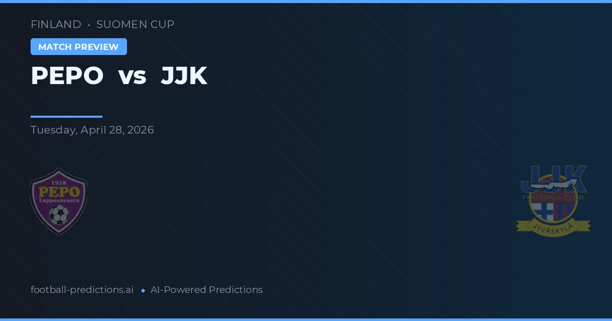 PEPO vs JJK — matchtips och förhandstitt