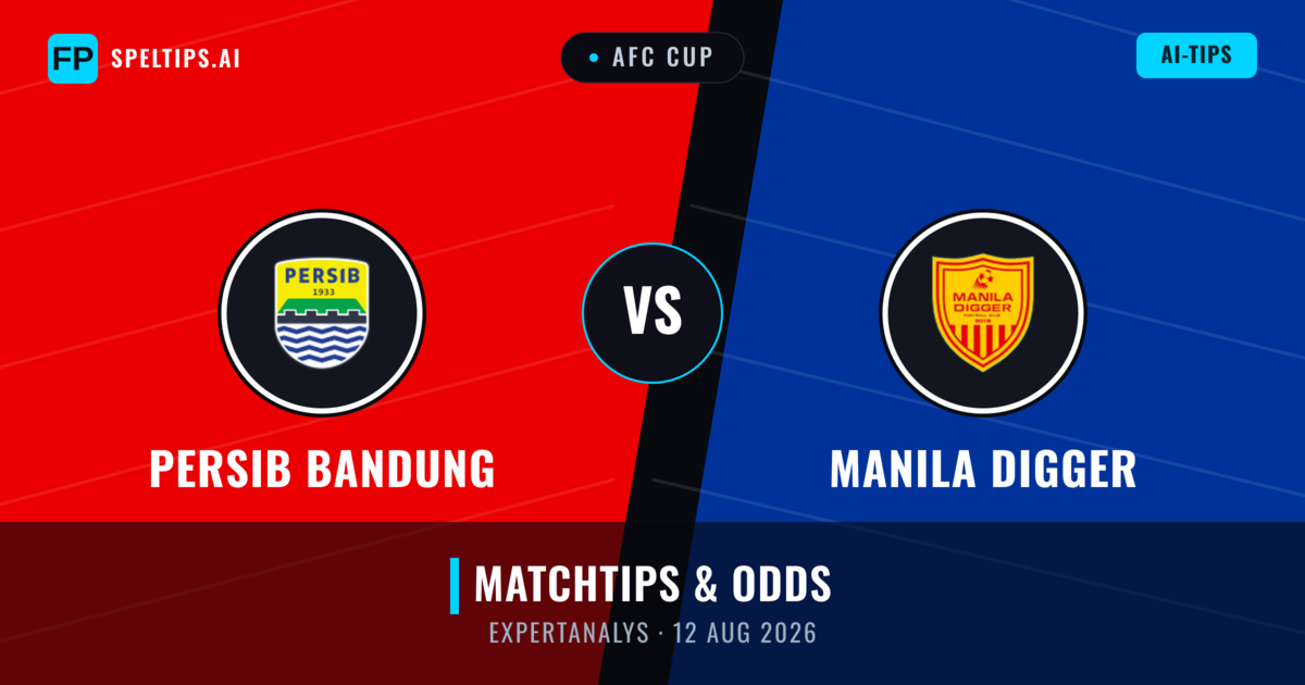 Persib Bandung vs Manila Digger — matchtips och förhandstitt