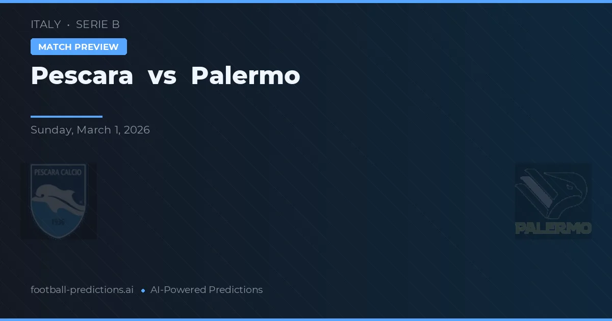 Pescara vs Palermo — matchtips och förhandstitt