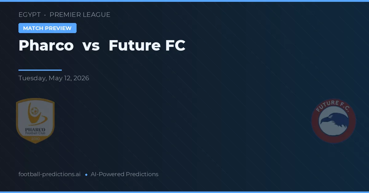 Pharco vs Future FC — matchtips och förhandstitt