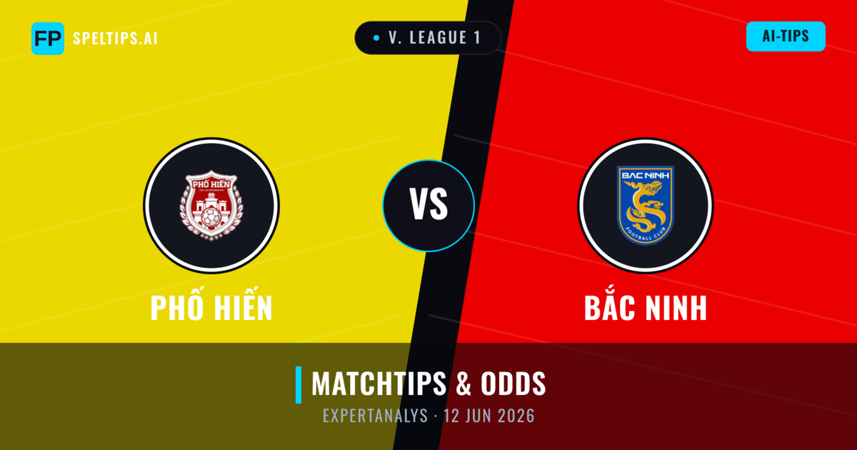 Phố Hiến vs Bắc Ninh — matchtips och förhandstitt