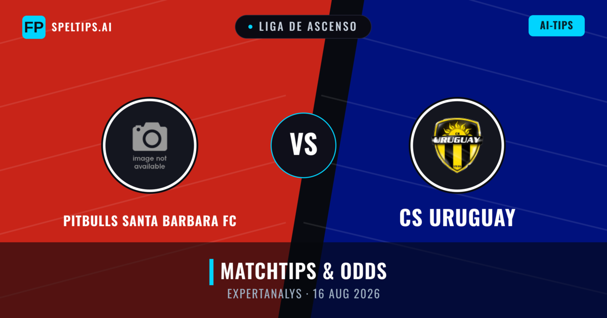 Pitbulls Santa Barbara FC vs CS Uruguay — matchtips och förhandstitt
