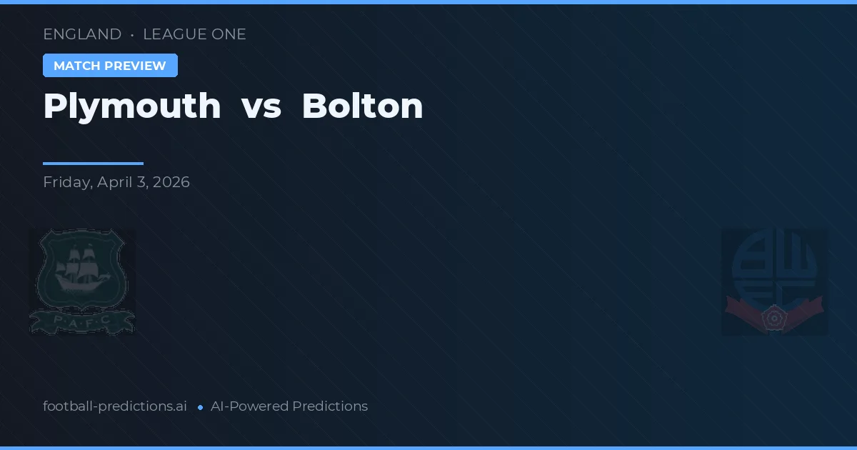 Plymouth vs Bolton — matchtips och förhandstitt