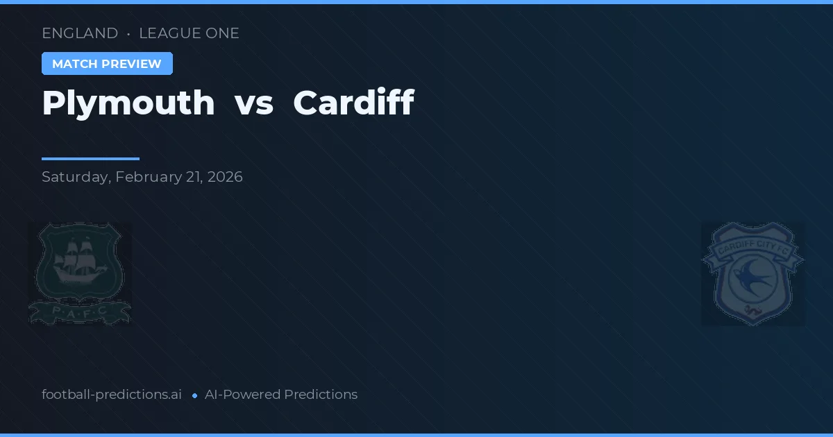 Plymouth vs Cardiff — matchtips och förhandstitt