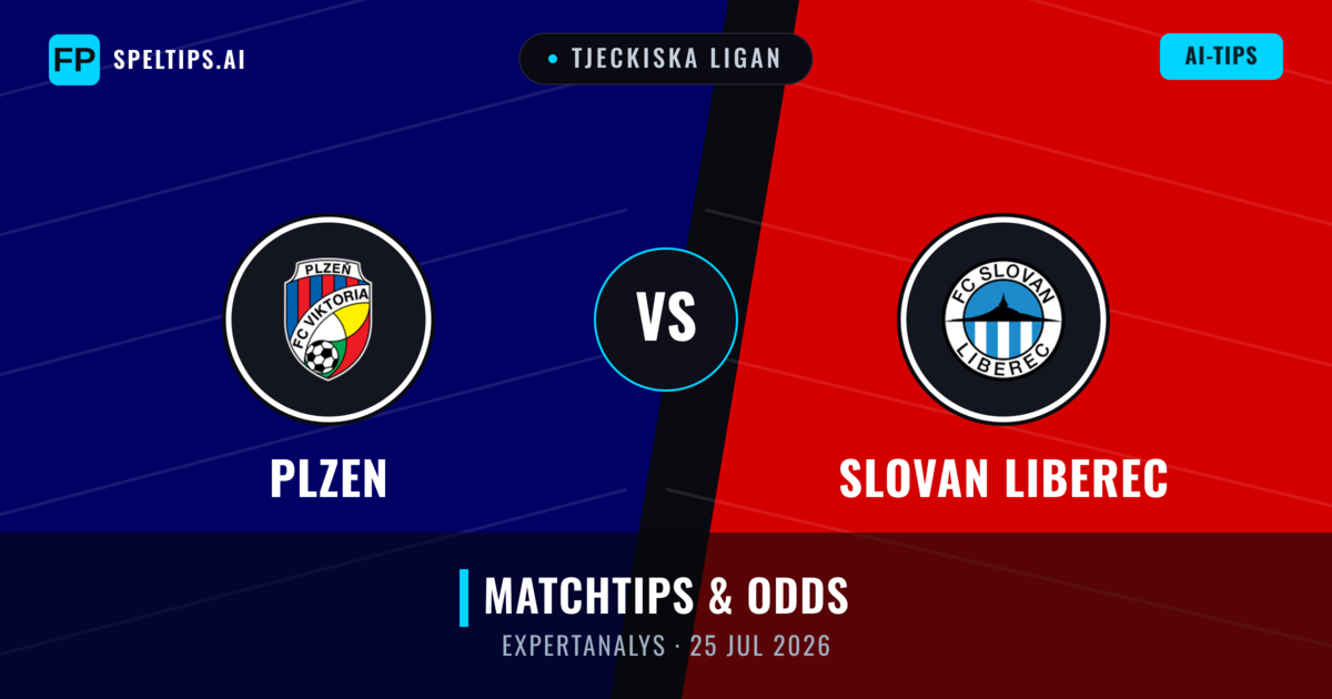Plzen vs Slovan Liberec — matchtips och förhandstitt