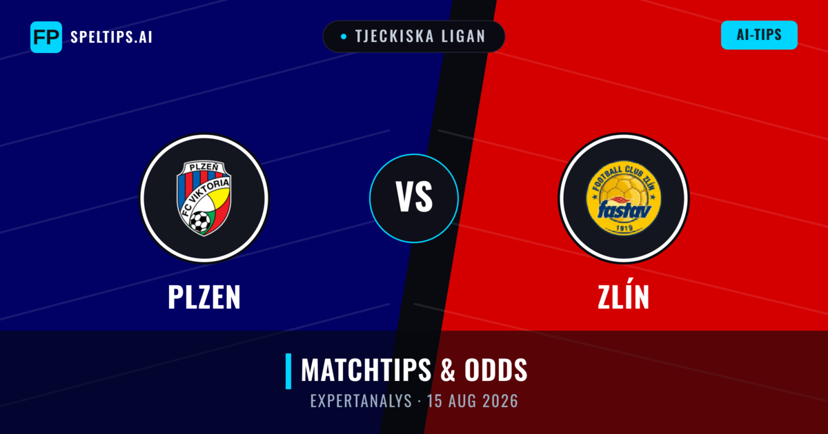 Plzen vs Zlín — matchtips och förhandstitt