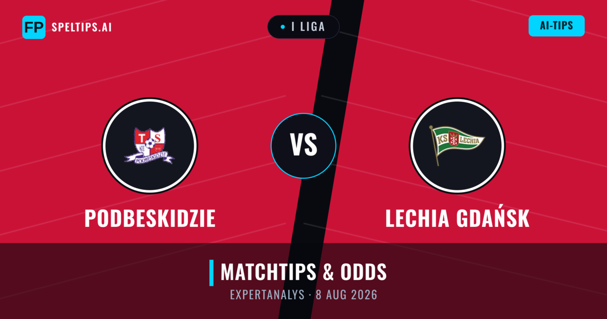 Podbeskidzie vs Lechia Gdańsk — matchtips och förhandstitt