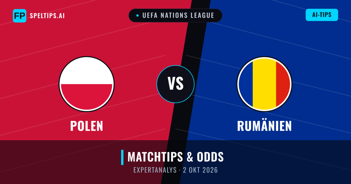 Polen vs Rumänien — matchtips och förhandstitt