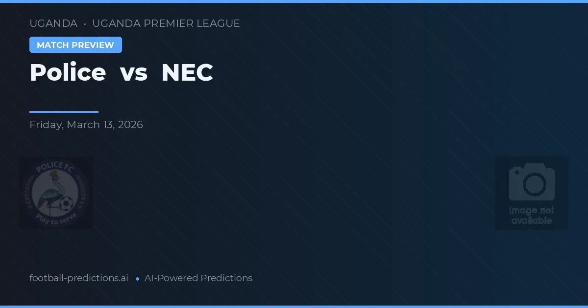 Polisen vs NEC — matchtips och förhandstitt