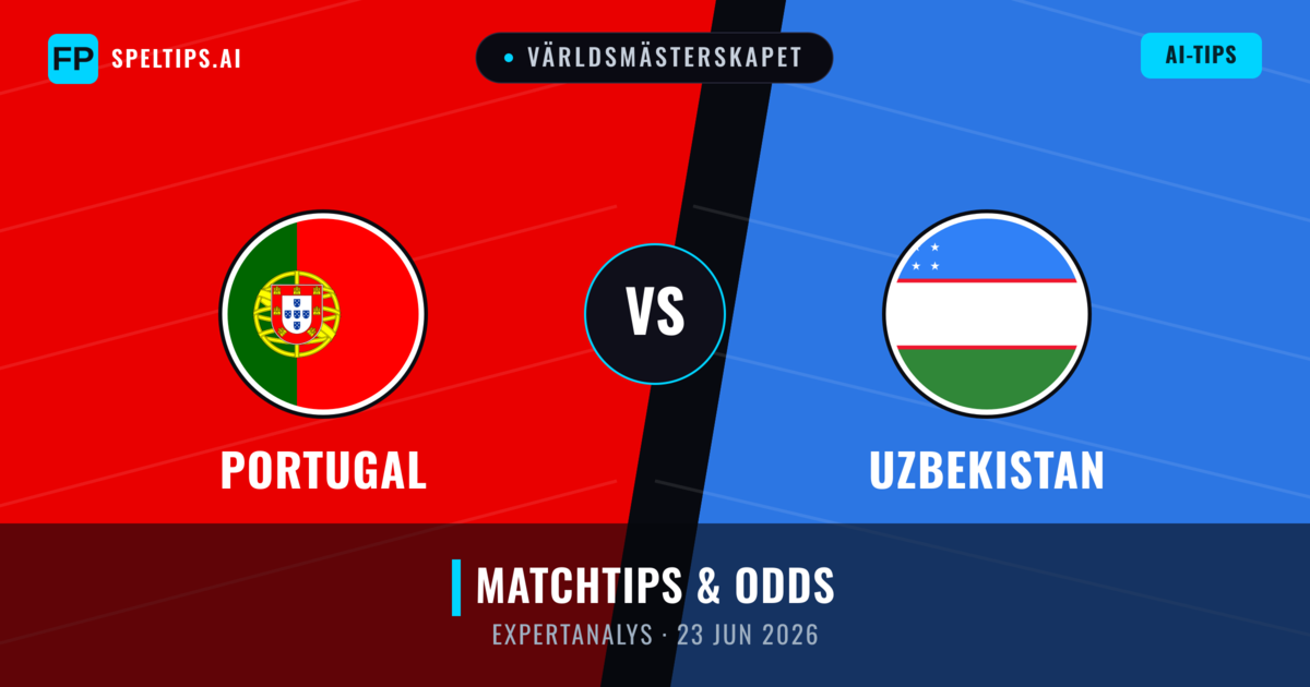 Portugal vs Uzbekistan — matchtips och förhandstitt