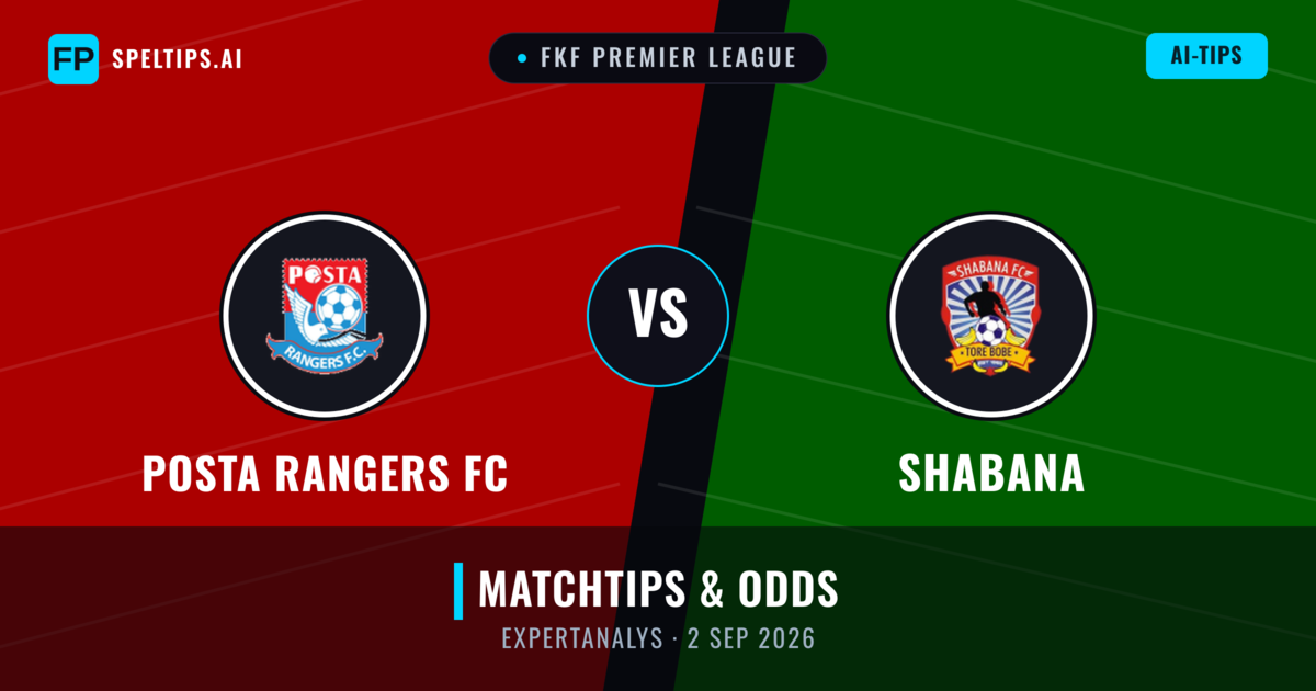 Posta Rangers FC vs Shabana — matchtips och förhandstitt