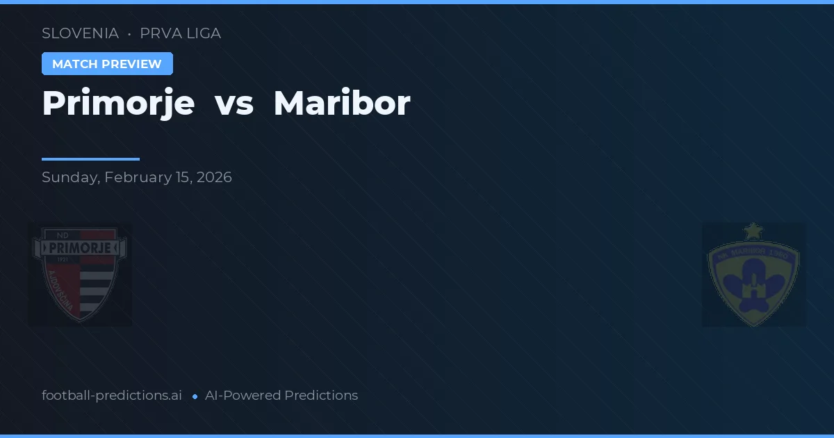 Primorje vs Maribor — matchtips och förhandstitt