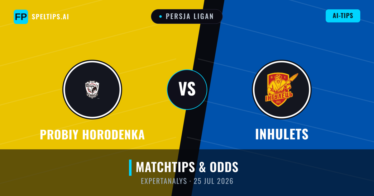 Probiy Horodenka vs Inhulets — matchtips och förhandstitt