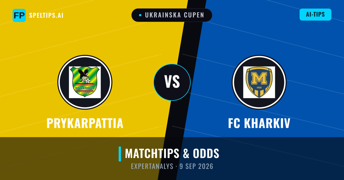 Prykarpattia vs FC Kharkiv — matchtips och förhandstitt