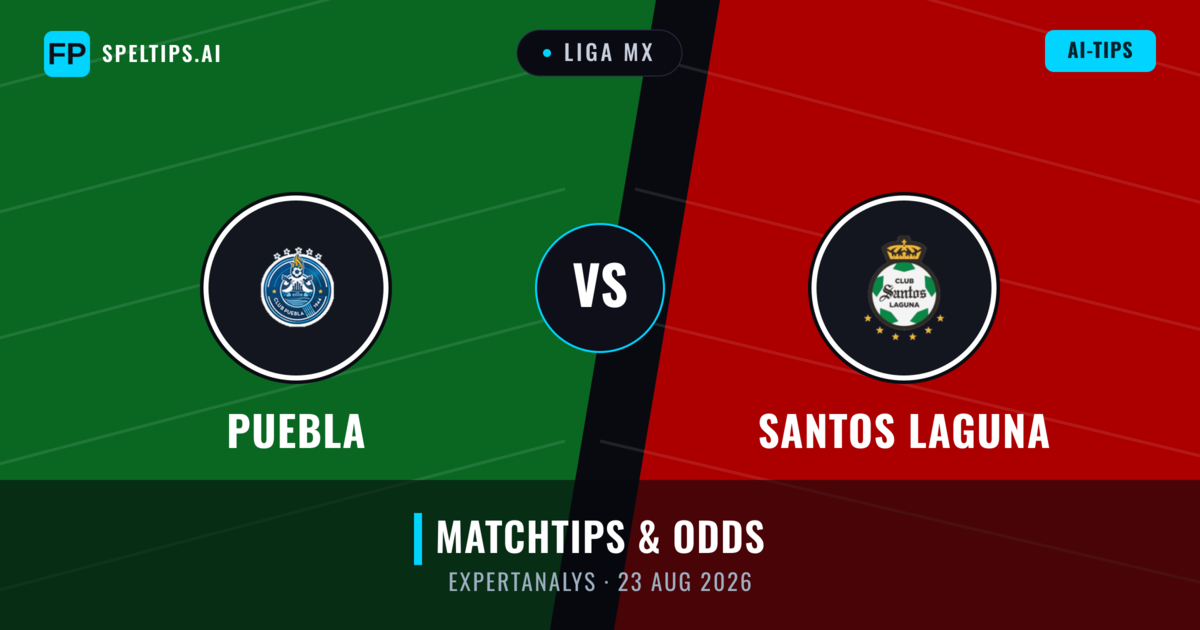 Puebla vs Santos Laguna — matchtips och förhandstitt