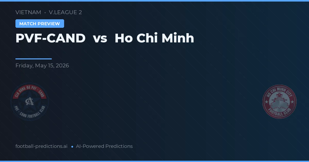 PVF-CAND vs Ho Chi Minh — matchtips och förhandstitt