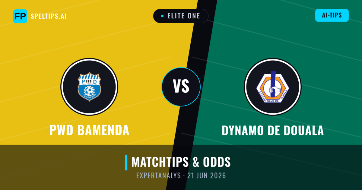 PWD Bamenda vs Dynamo de Douala — matchtips och förhandstitt