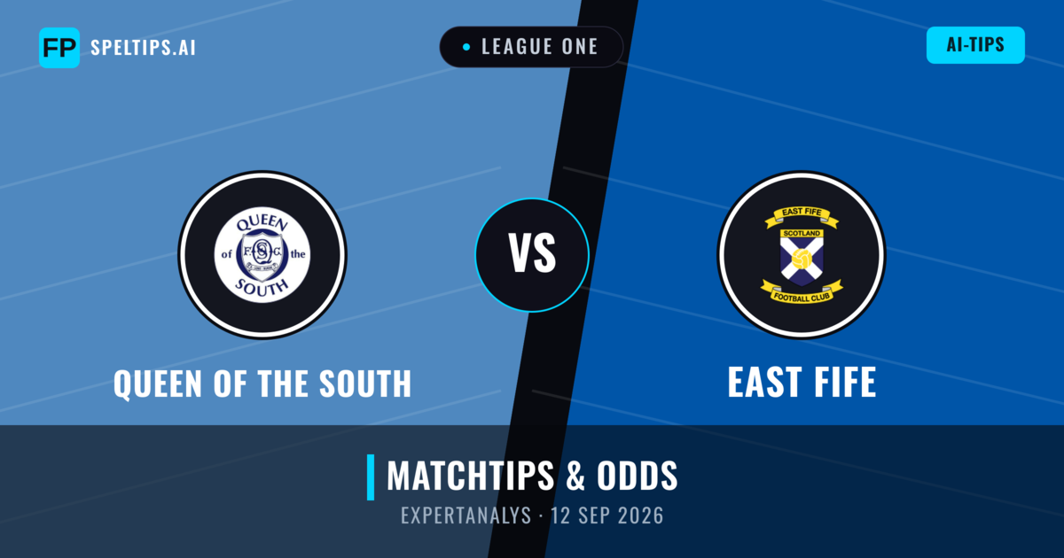 Queen of the South vs East Fife — matchtips och förhandstitt