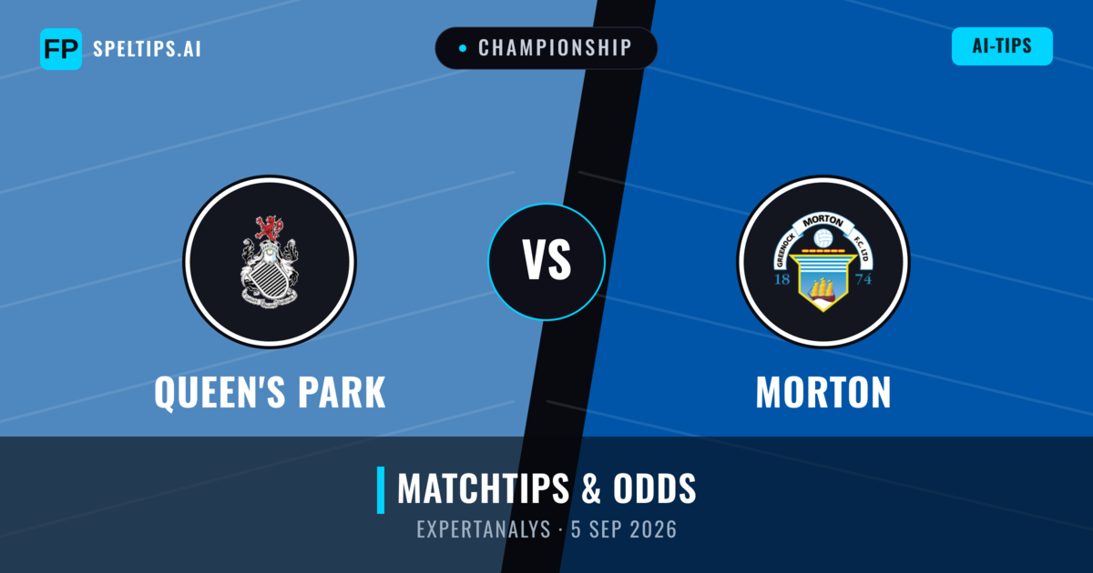 Queen's Park vs Morton — matchtips och förhandstitt