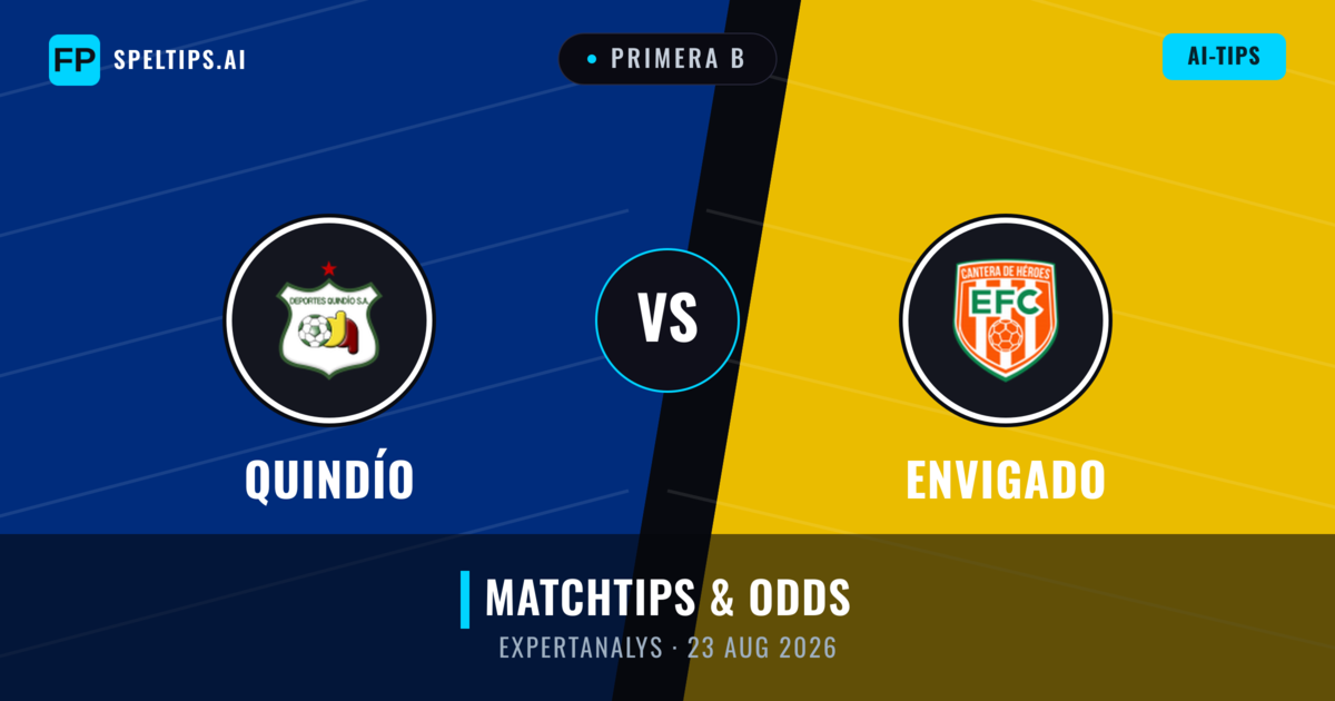 Quindío vs Envigado — matchtips och förhandstitt