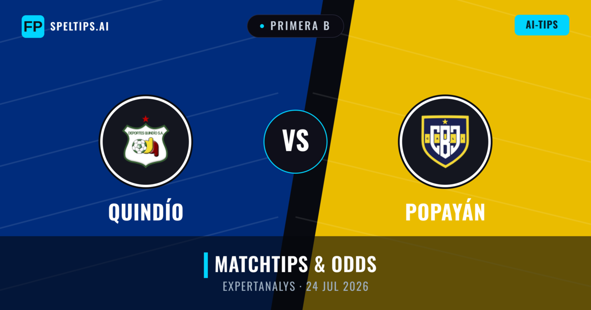 Quindío vs Popayán — matchtips och förhandstitt