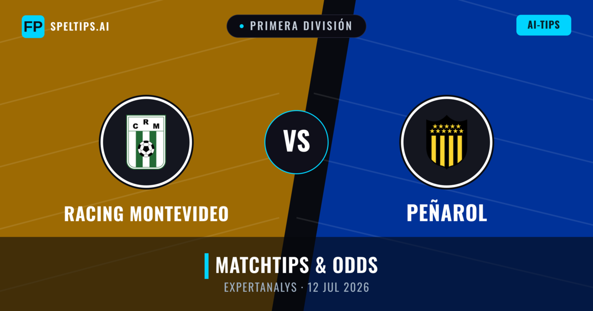 Racing Montevideo vs Peñarol — matchtips och förhandstitt