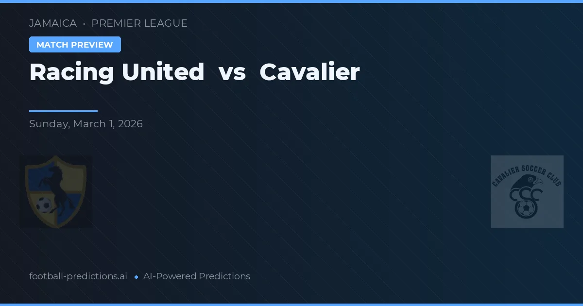 Racing United vs Cavalier — matchtips och förhandstitt