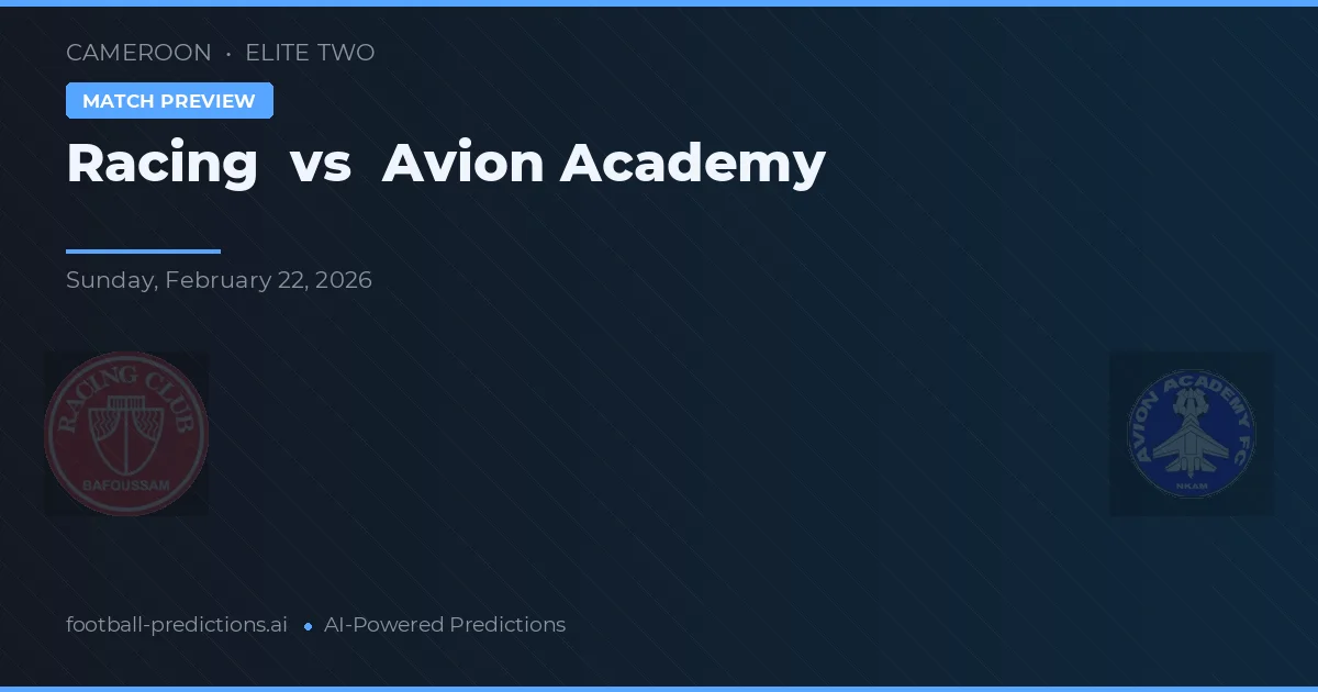 Racing vs Avion Akademi — matchtips och förhandstitt
