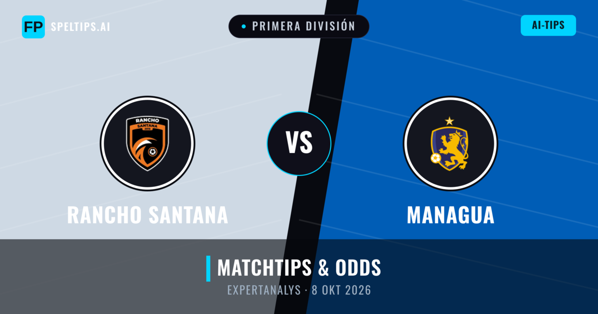 Rancho Santana vs Managua — matchtips och förhandstitt