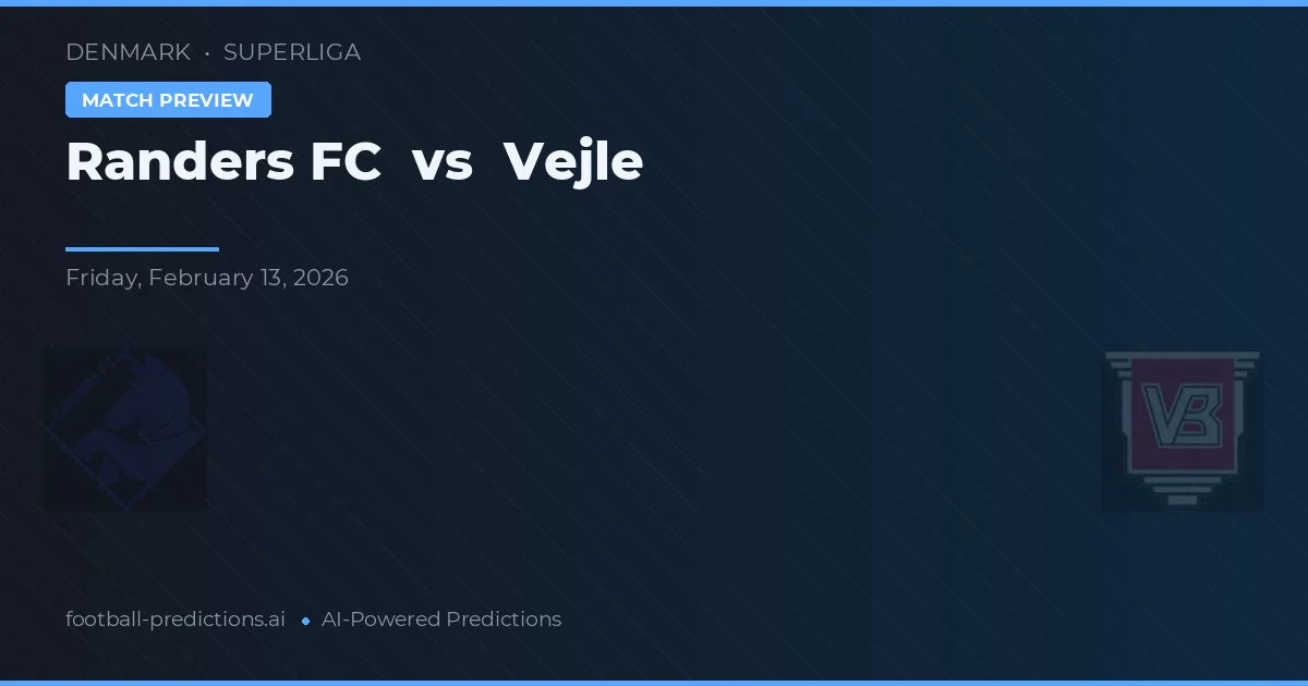 Randers FC vs Vejle BK — matchtips och förhandstitt