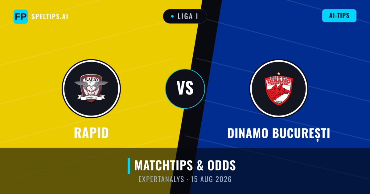 Rapid vs Dinamo București — matchtips och förhandstitt