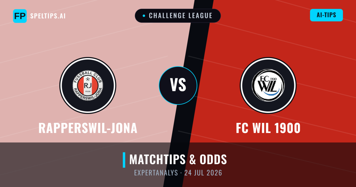 Rapperswil-Jona vs FC Wil 1900 — matchtips och förhandstitt
