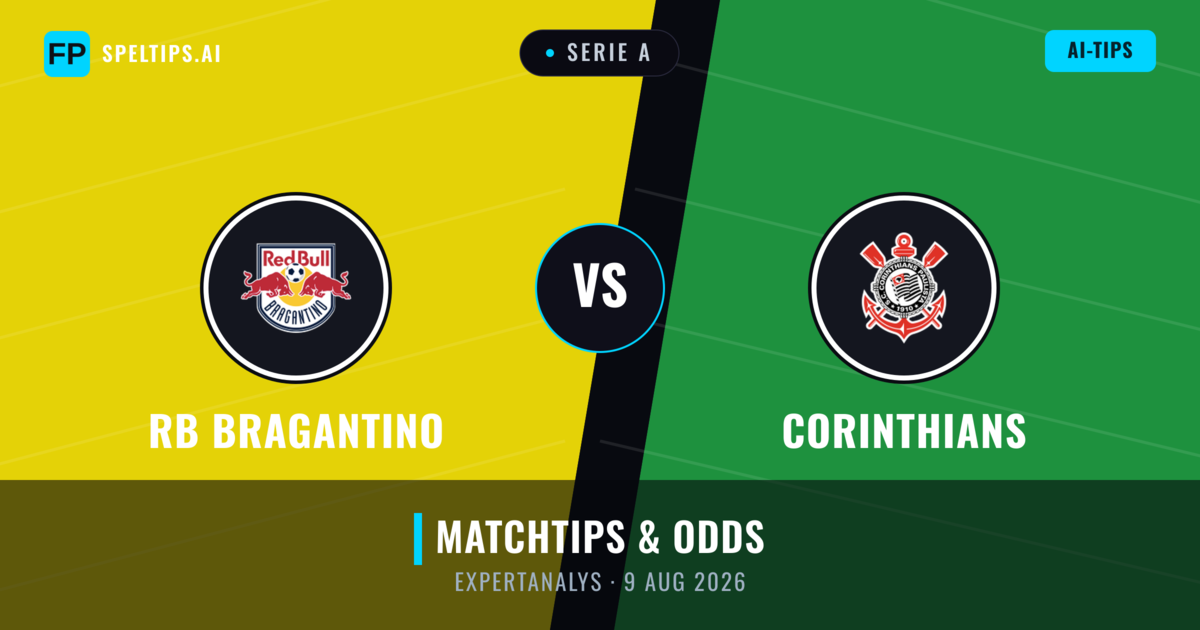 RB Bragantino vs Corinthians — matchtips och förhandstitt