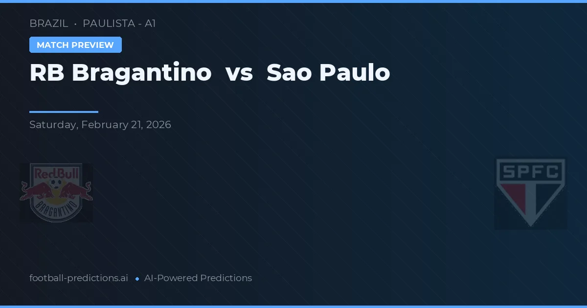 RB Bragantino vs São Paulo — matchtips och förhandstitt