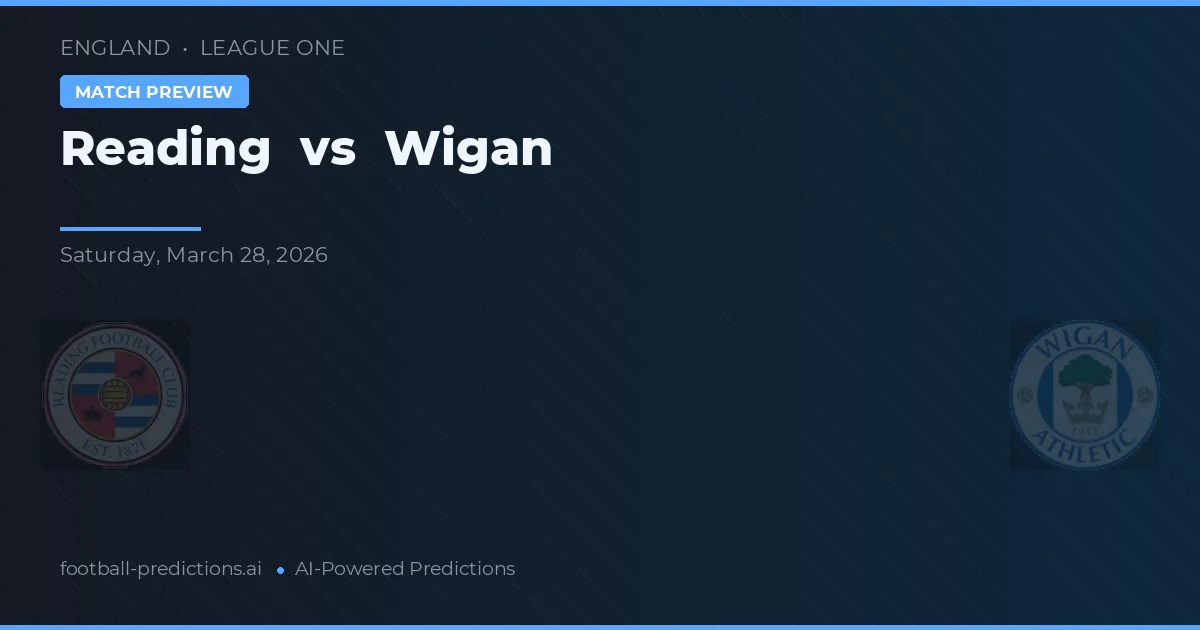 Reading vs Wigan — matchtips och förhandstitt