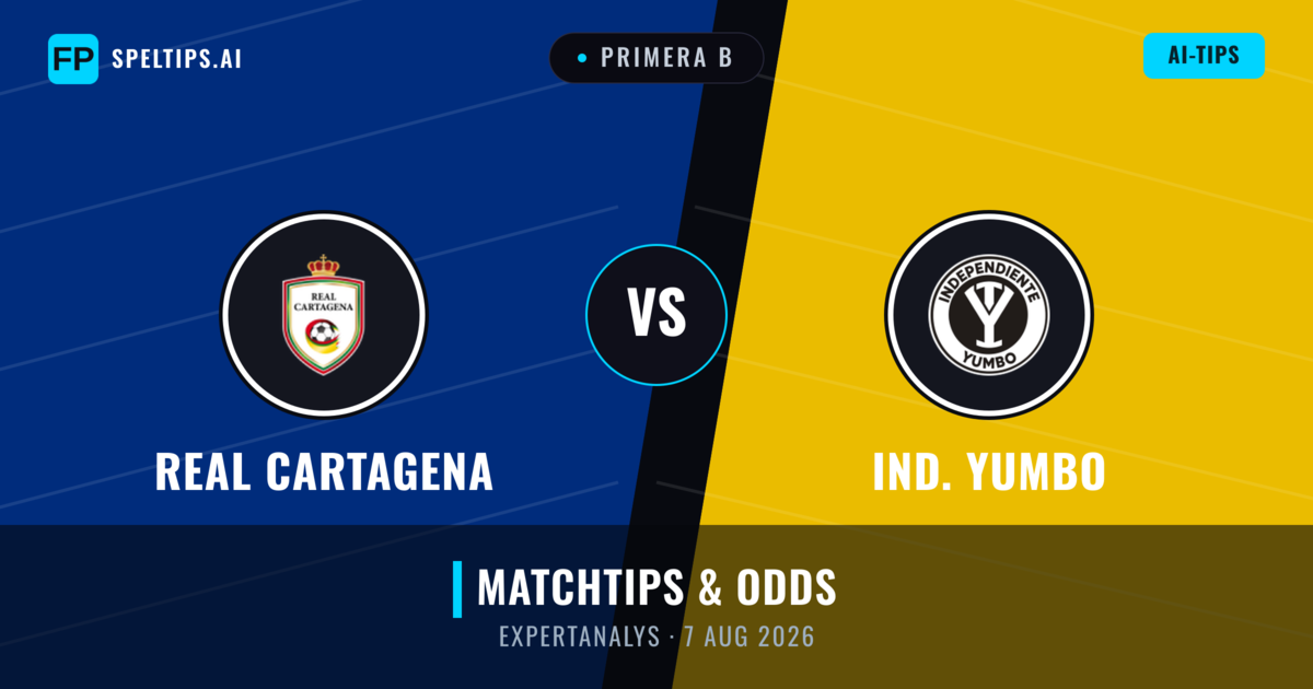 Real Cartagena vs Ind. Yumbo — matchtips och förhandstitt