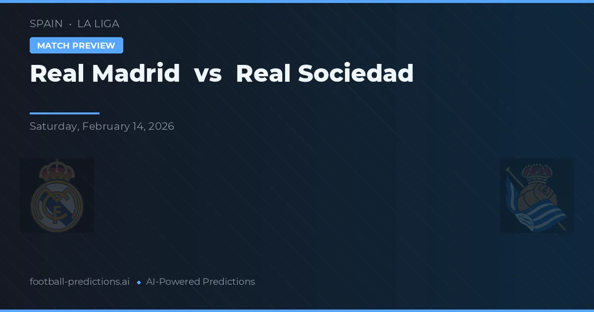 Real Madrid vs Real Sociedad — matchtips och förhandstitt