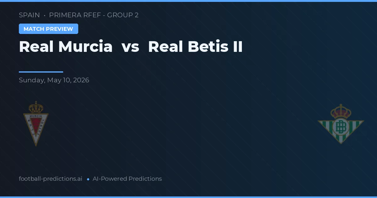Real Murcia vs Real Betis — matchtips och förhandstitt