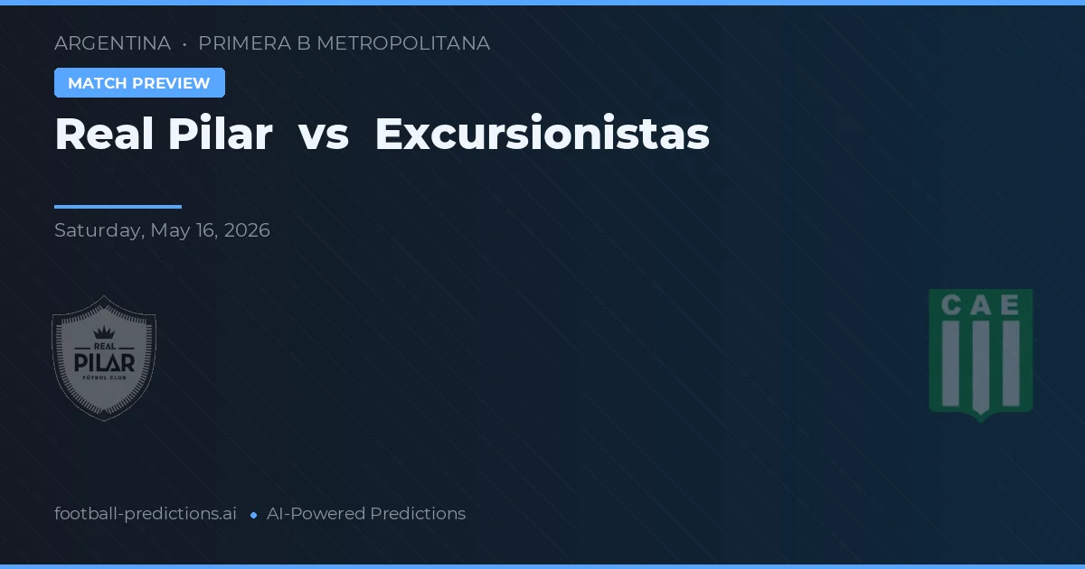 Real Pilar vs Excursionistas — matchtips och förhandstitt