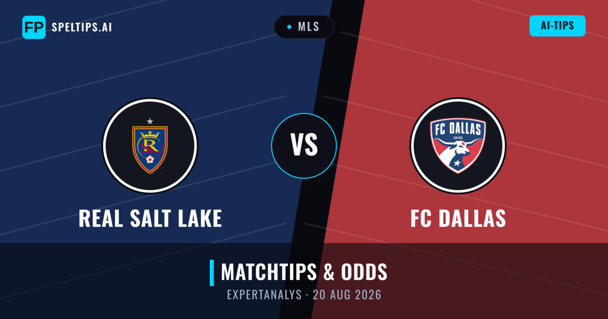 Real Salt Lake vs FC Dallas — matchtips och förhandstitt