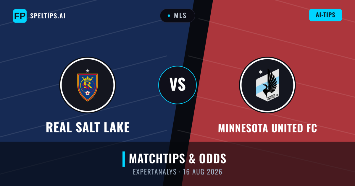 Real Salt Lake vs Minnesota United FC — matchtips och förhandstitt