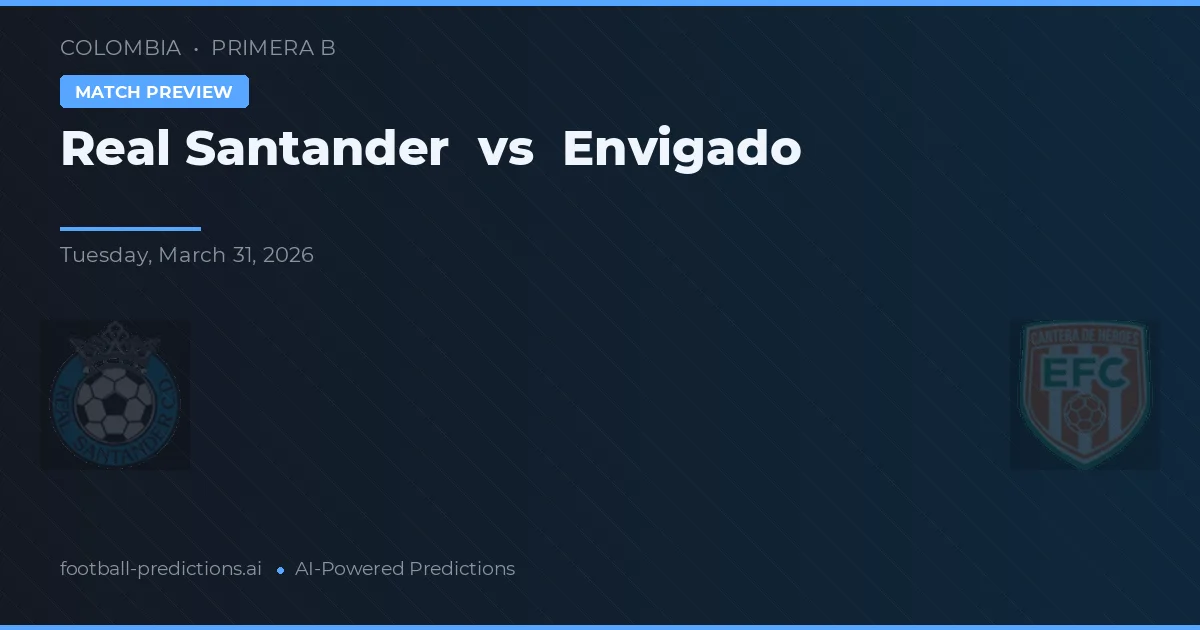 Real Santander vs Envigado — matchtips och förhandstitt