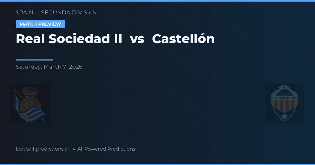 Real Sociedad vs Castellón — matchtips och förhandstitt