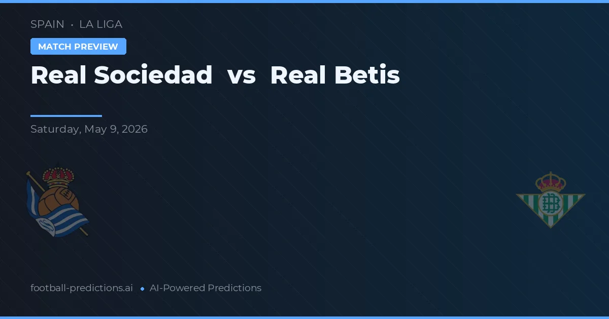 Real Sociedad vs Real Betis — matchtips och förhandstitt